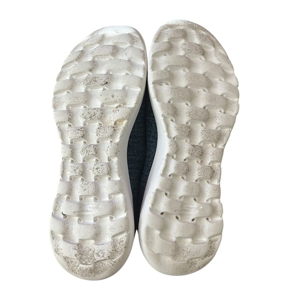 SKECHERS Go Walk Joy Abbie Size 8 Navy Blue Knit Upper Comfort Walking Shoe - Picture 9 of 11